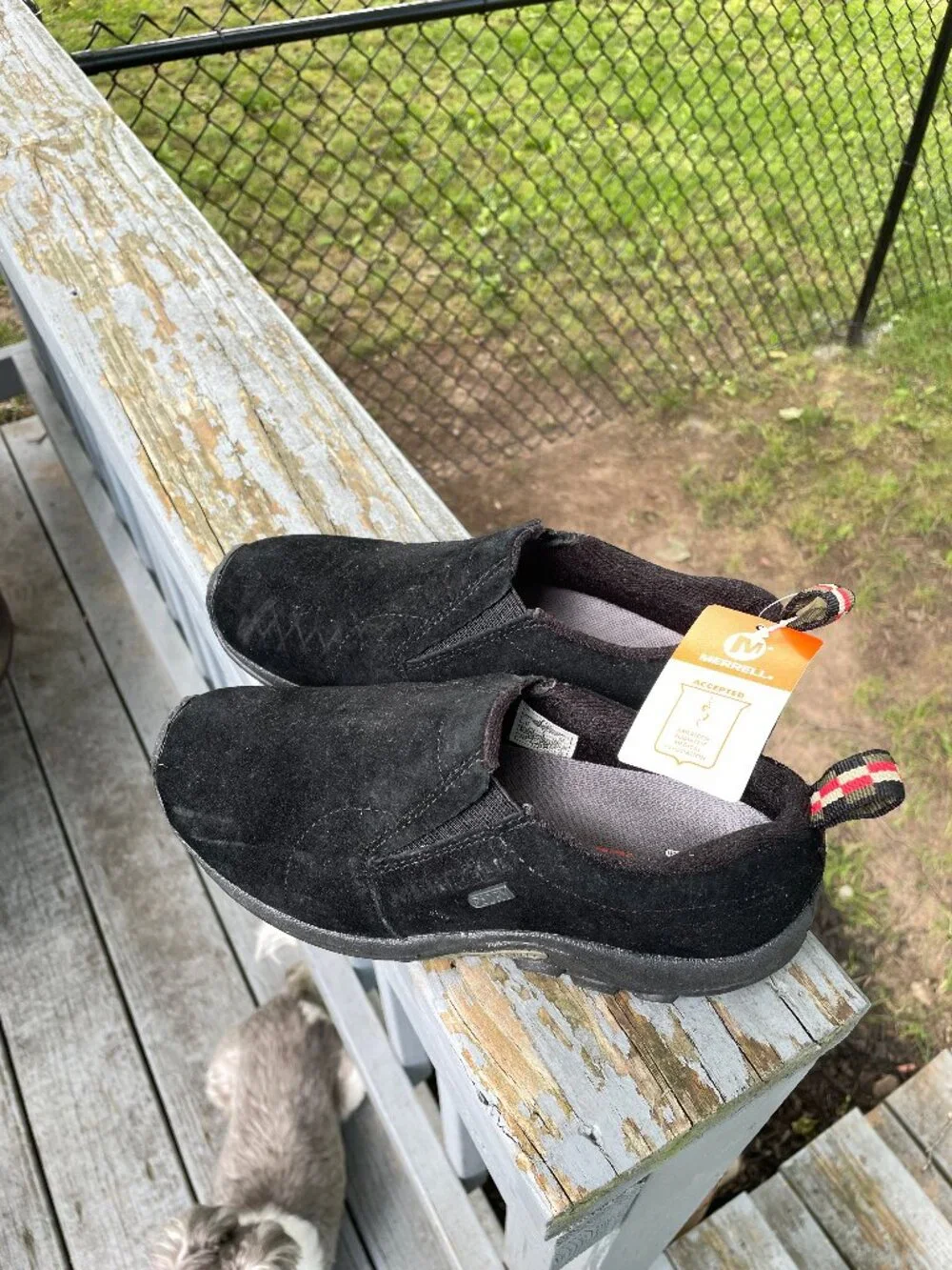 Merrell Slip On Jungle Moc Shoes Women 6.5 Black New With Tags